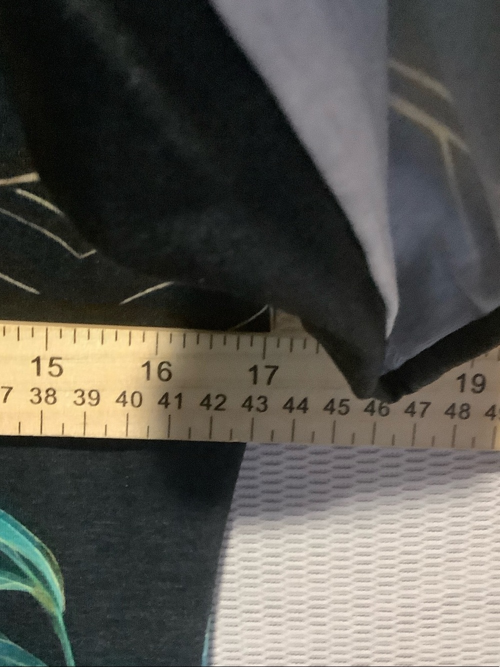 Black Midi Dress with Teal Floral Print - Picture 5 of 11